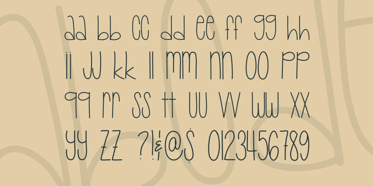 Baby Lexi Font Family preview 4