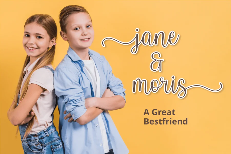 Baby Names Font preview 3