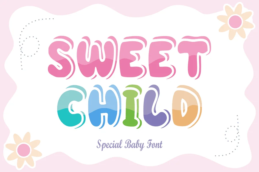 Baby Toys Font preview 3