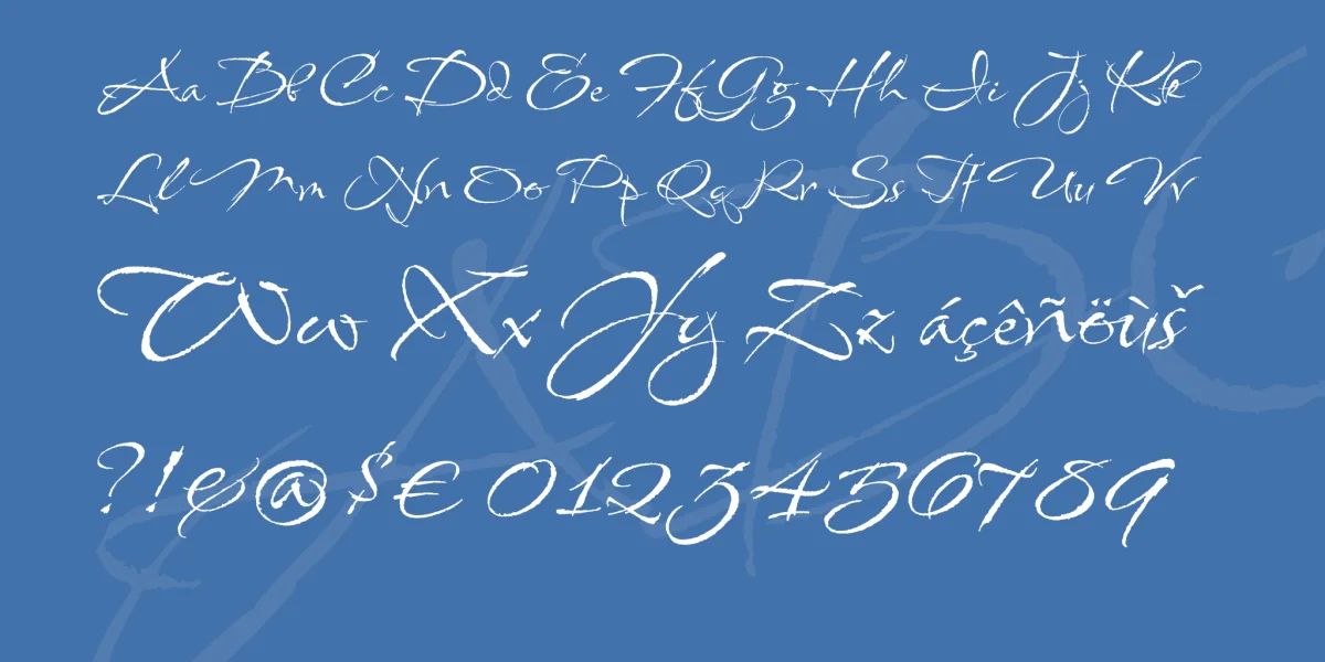 Babylonica Font preview 3