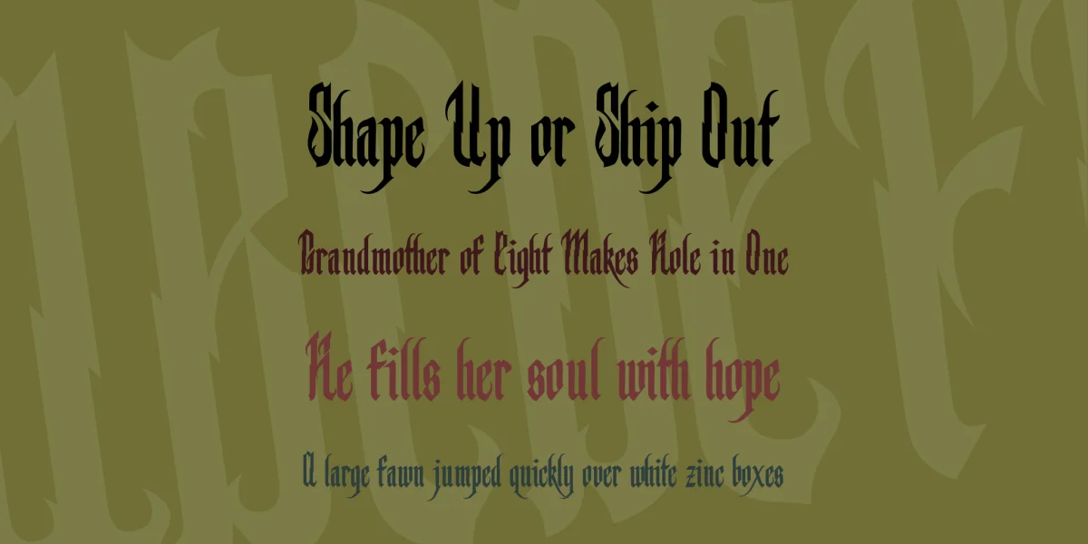 BACKSTAB FULL Font preview 3