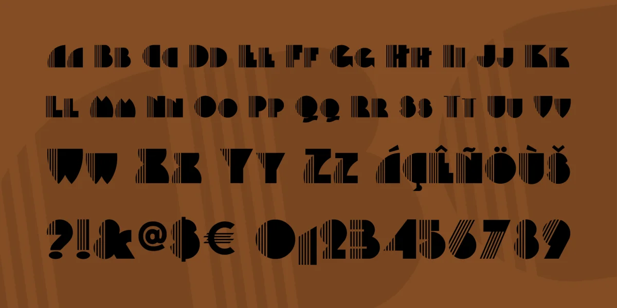 Backstage Pass NF Font preview 2