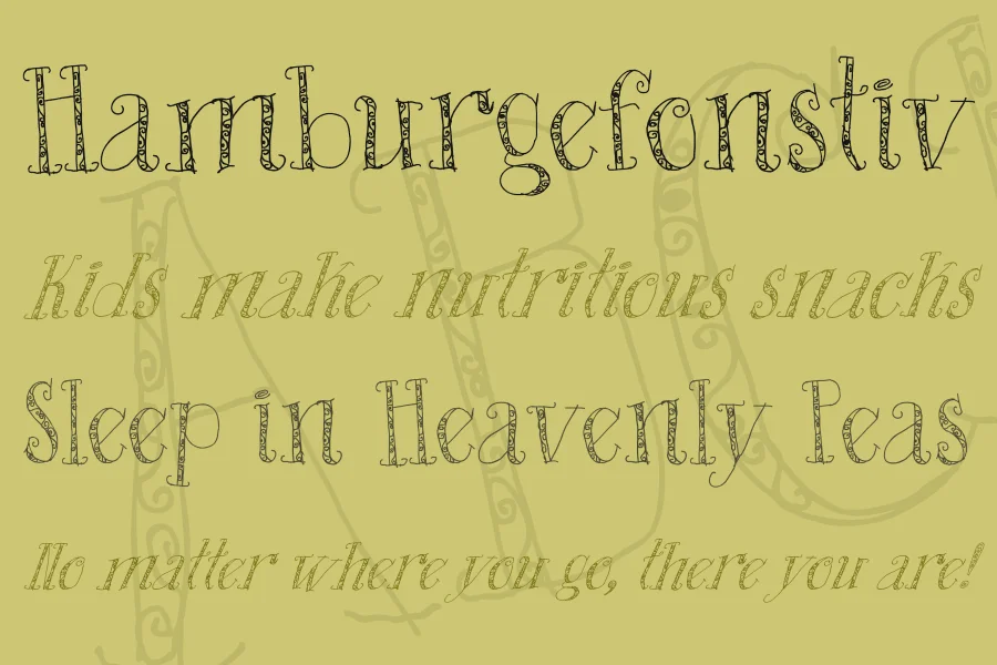 Bad King Font Family preview 2