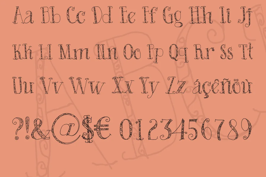 Bad King Font Family preview 4