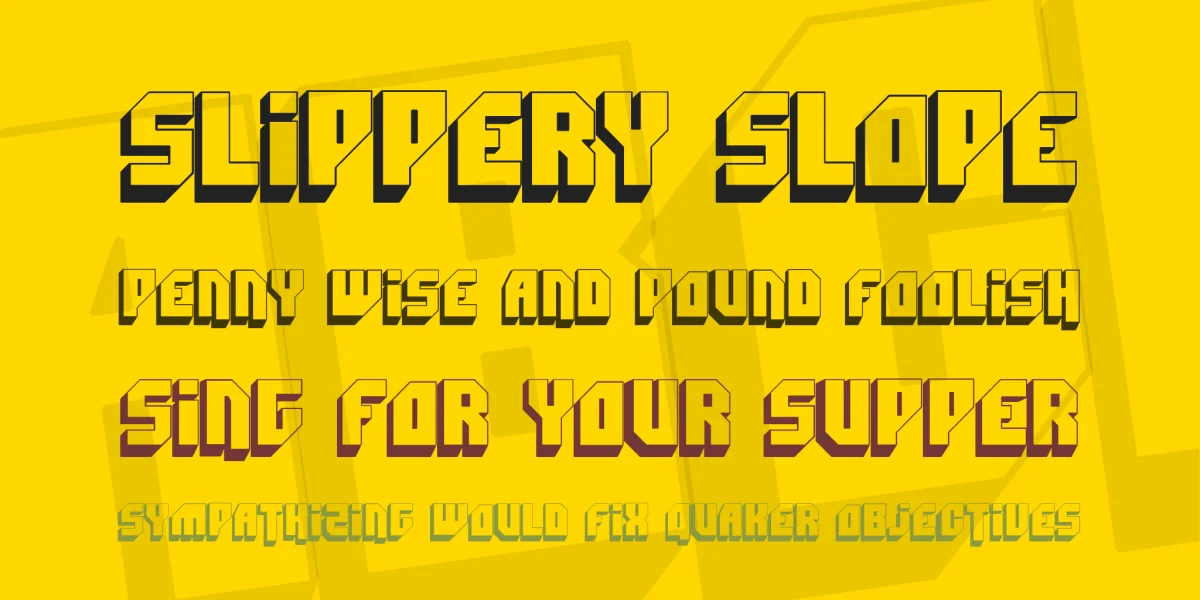 Bad Mofo Font preview 2