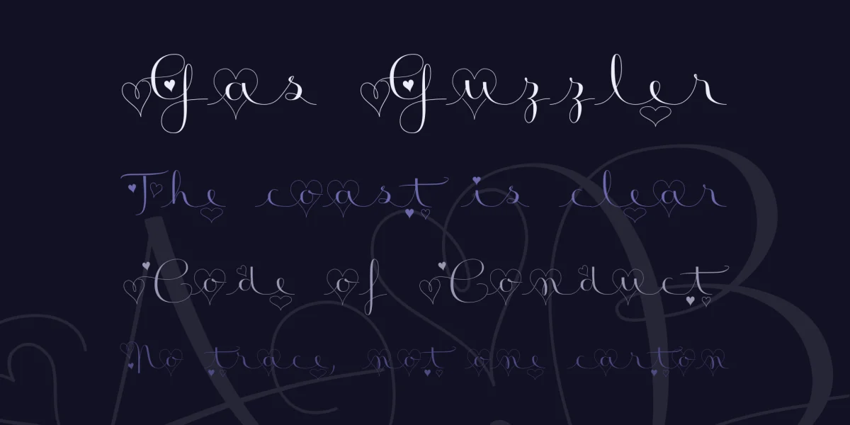 Badinerie Font preview 2