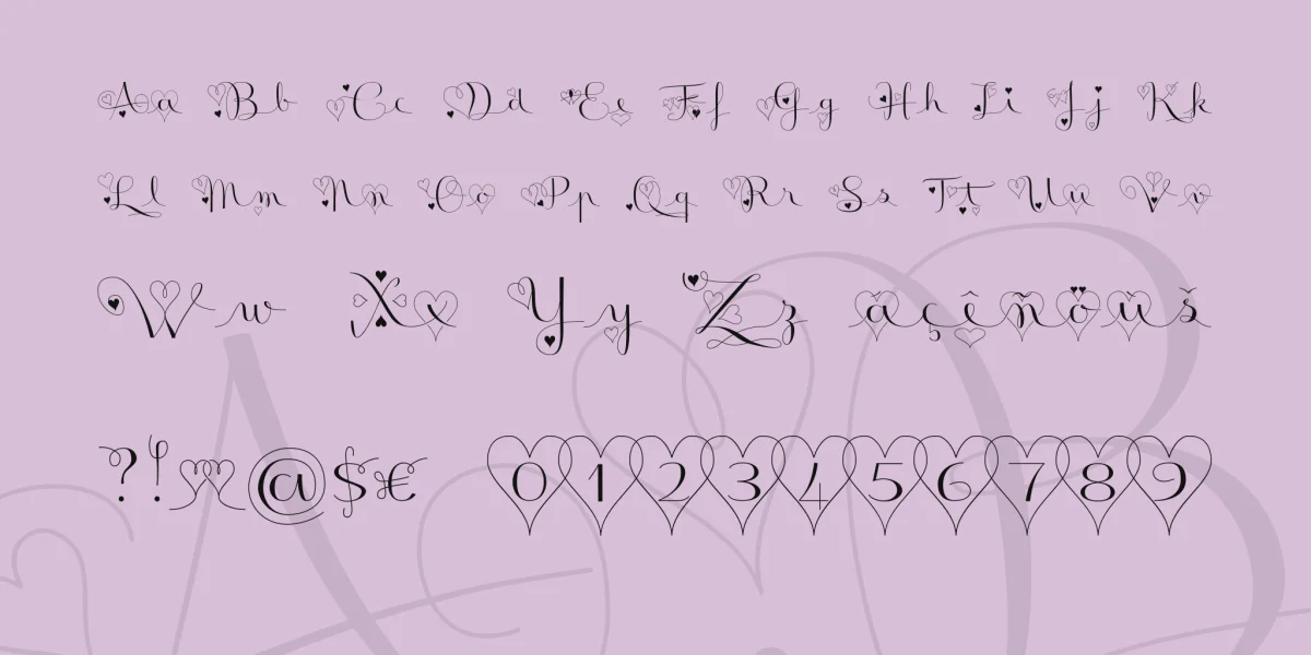 Badinerie Font preview 3
