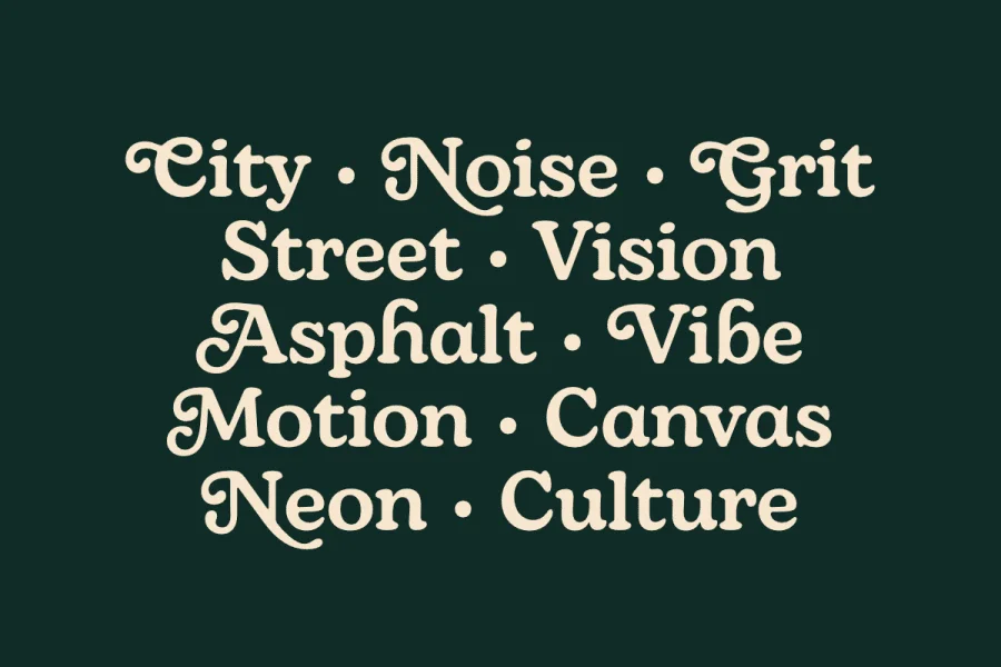 Bagio Demo Font Family preview 5