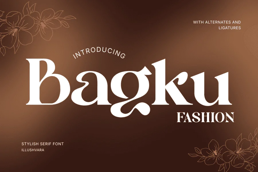 Bagku Fashion Demo Font