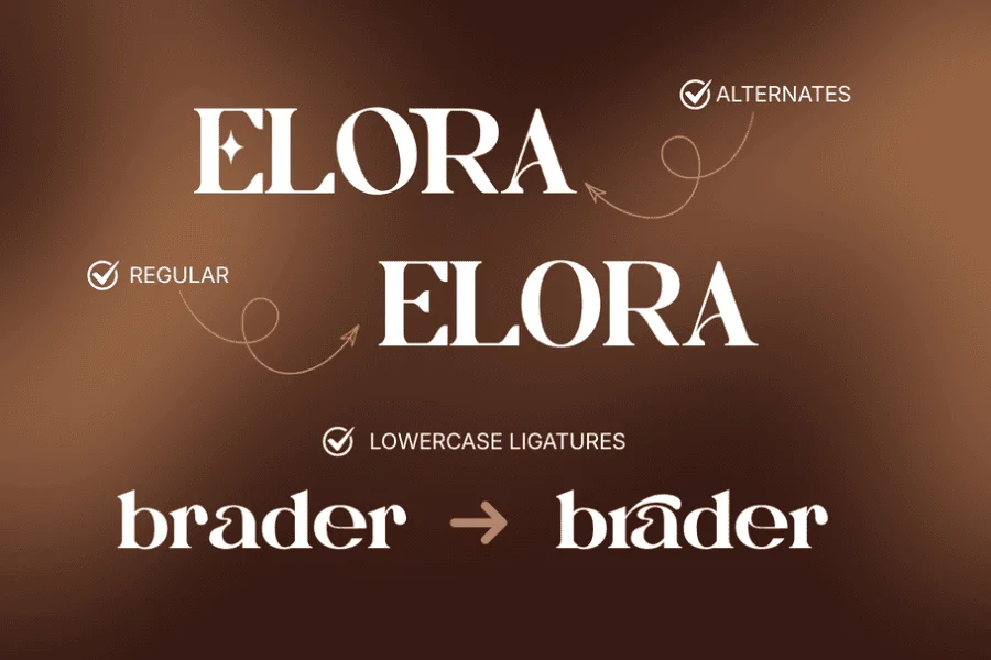 Bagku Fashion Demo Font preview 10