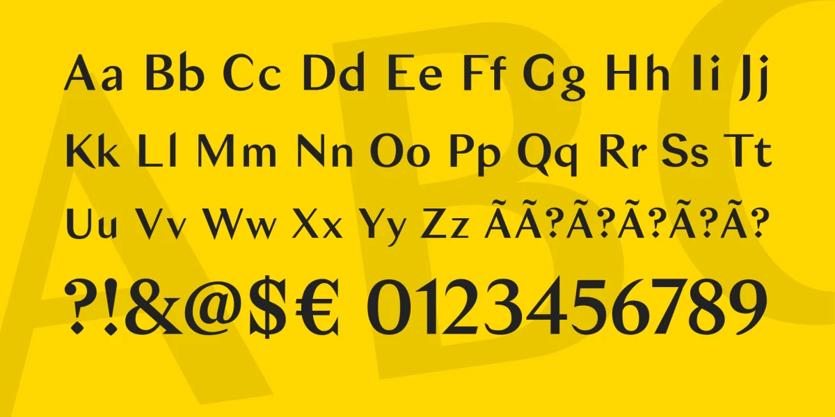 Bagnard Sans Font preview 4
