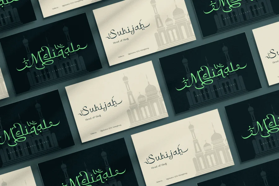 Bahlull free version Font preview 5