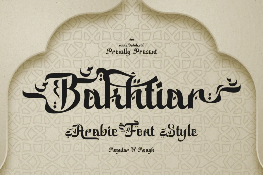 Bakhtiar DEMO Font