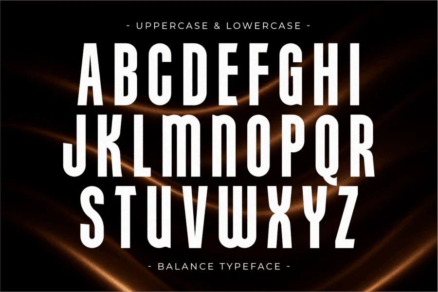 Balance Font preview 6