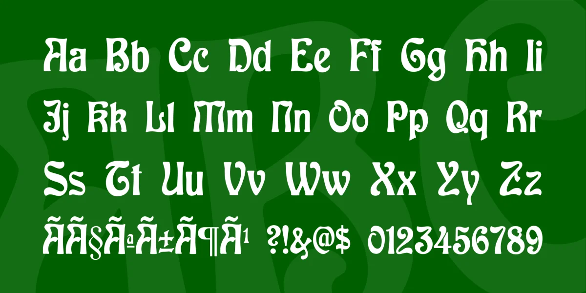 Baldur Font Family preview 4