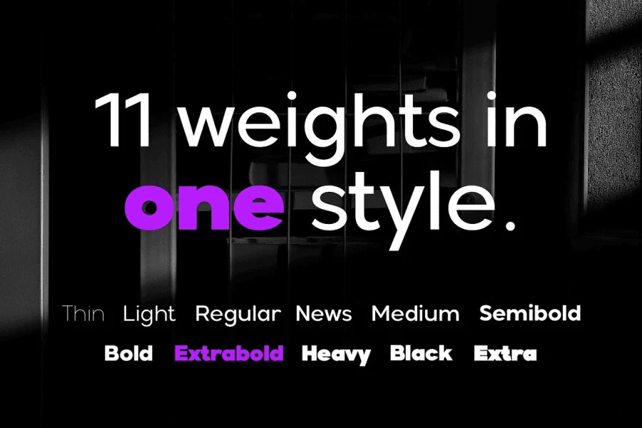 Balimo Font Family preview 4