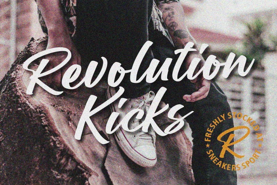 Ballerick Script Font preview 2
