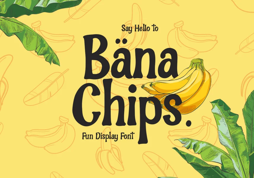 Bana Chips Font