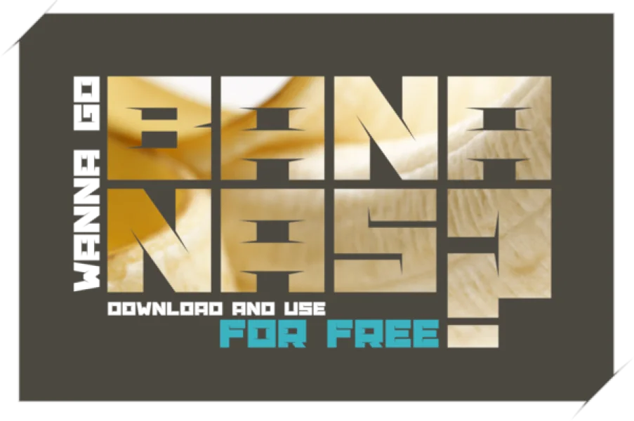 Banana Brick Font preview 8