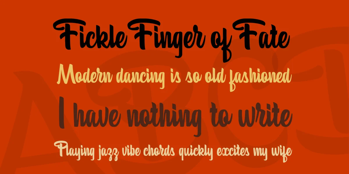 Bananas Personal Use Font preview 2