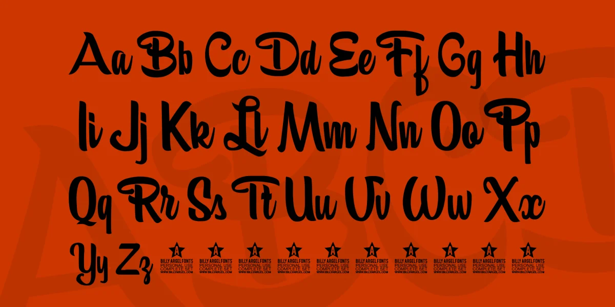 Bananas Personal Use Font preview 4