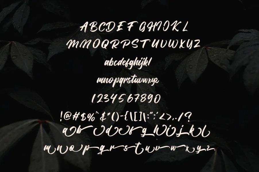 Bangela Font preview 9