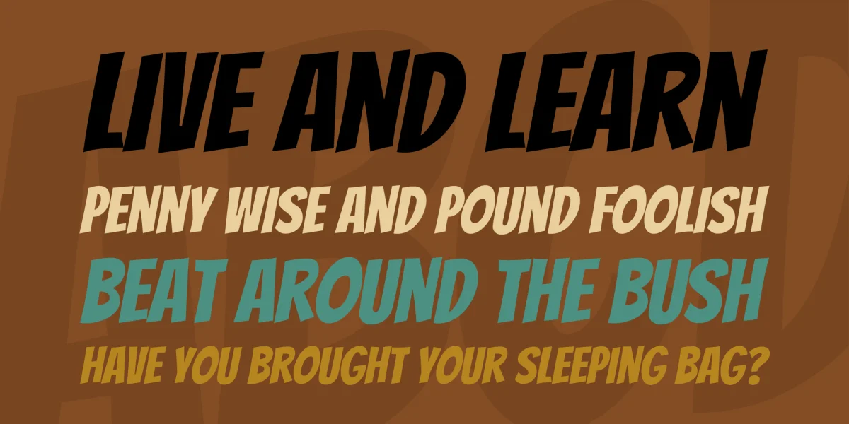 Bangers Font preview 2