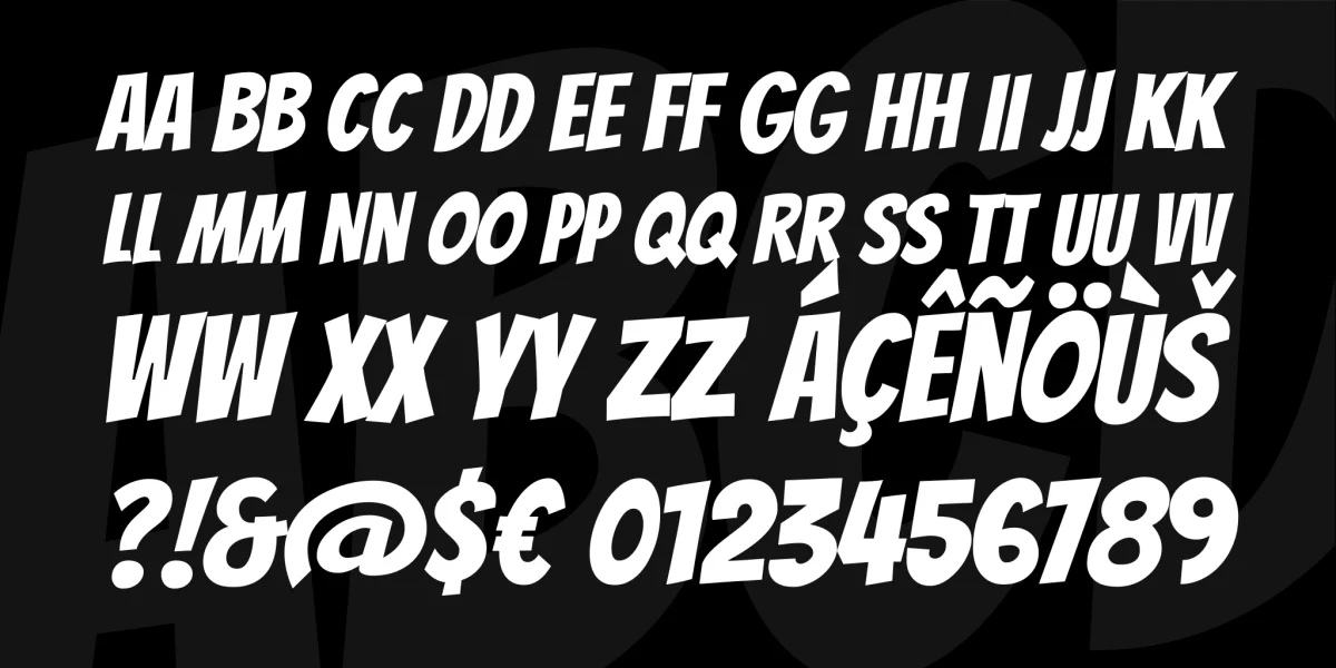 Bangers Font preview 3