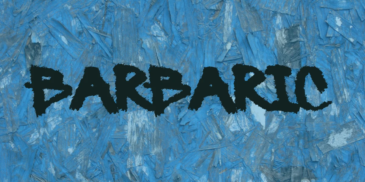 Barbaric Font