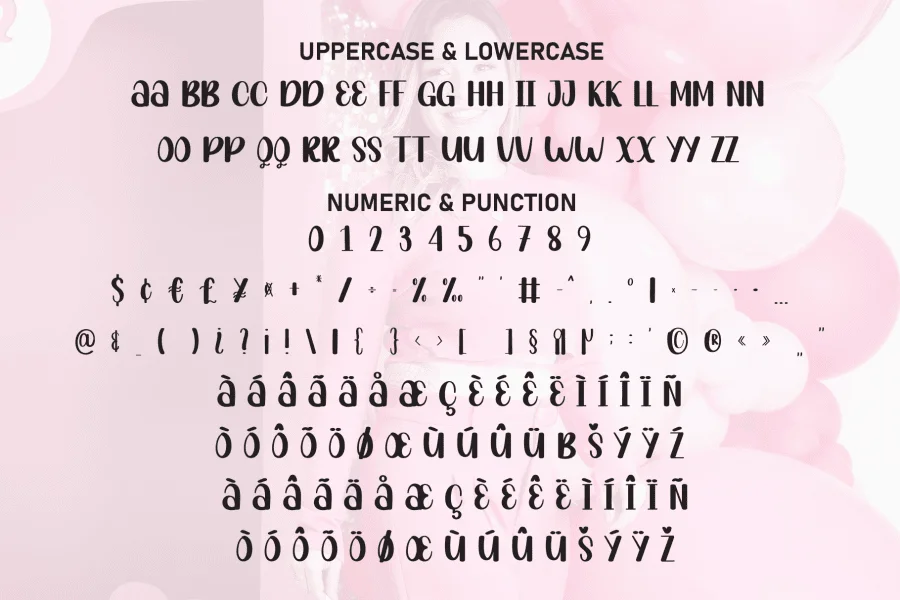 Barbie Chubby Font preview 7