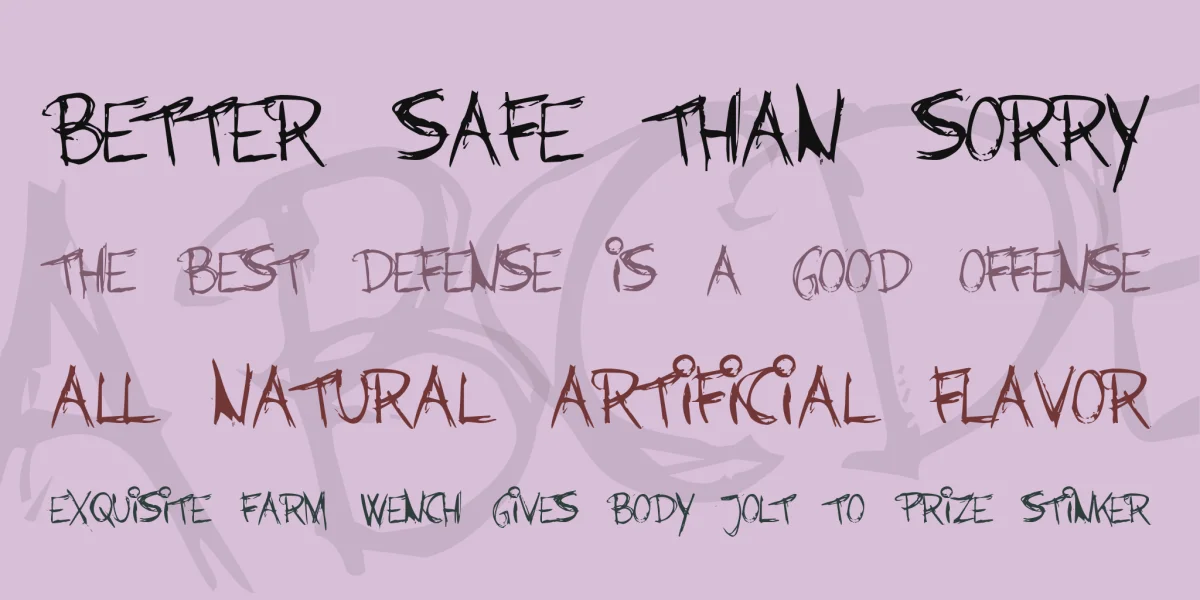 Barbies Jalous Sisters Font preview 4