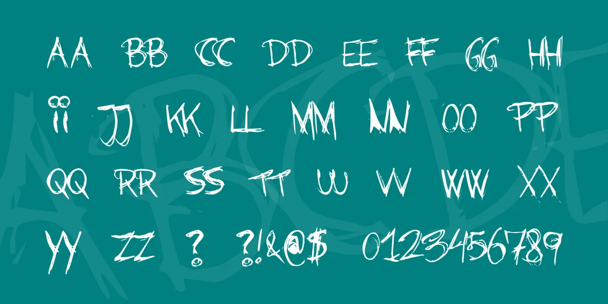 Barbies Jalous Sisters Font preview 5