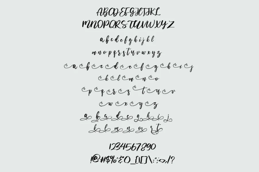 barcelona Font preview 7