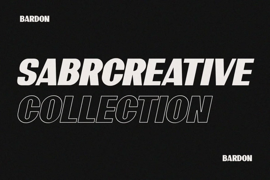 Bardon Font Family preview 3