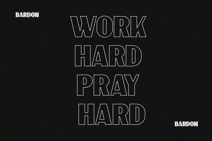 Bardon Font Family preview 4