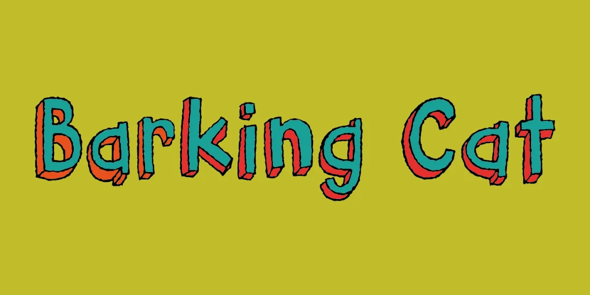 Barking Cat DEMO Font