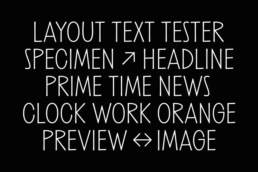Barkins Font Family preview 12