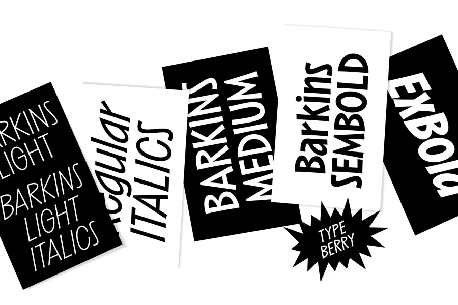 Barkins Font Family preview 7