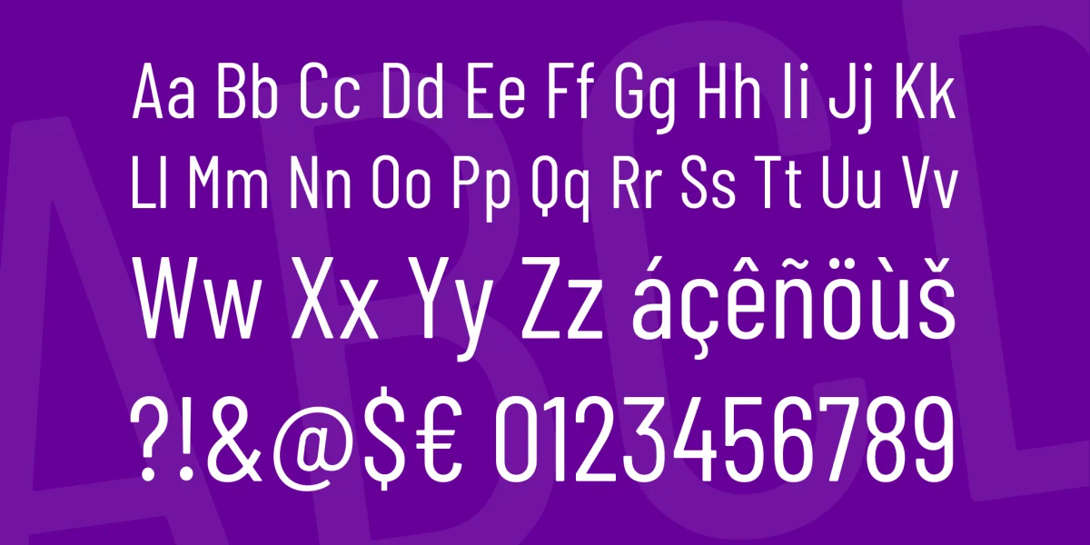 Barlow Condensed Font Family preview 4