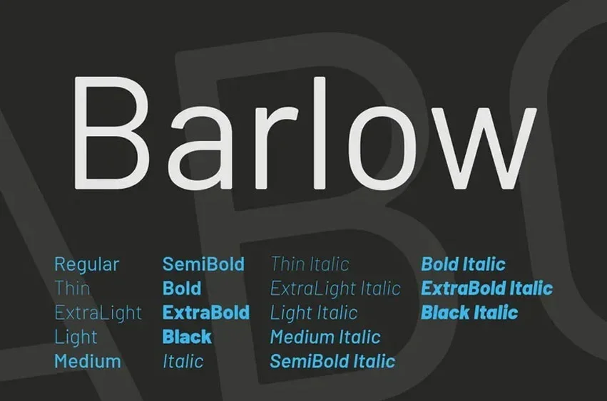 Barlow Font