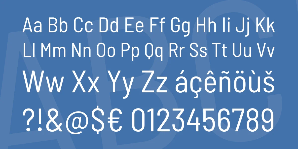Barlow Semi Condensed Font Family preview 4