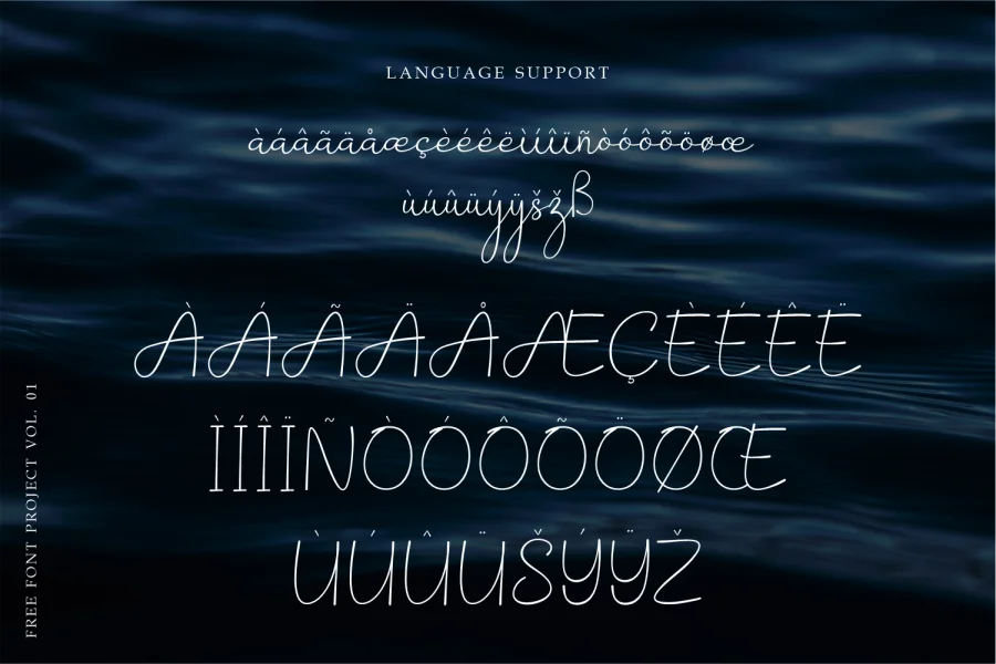 Barokah Signature Font preview 8