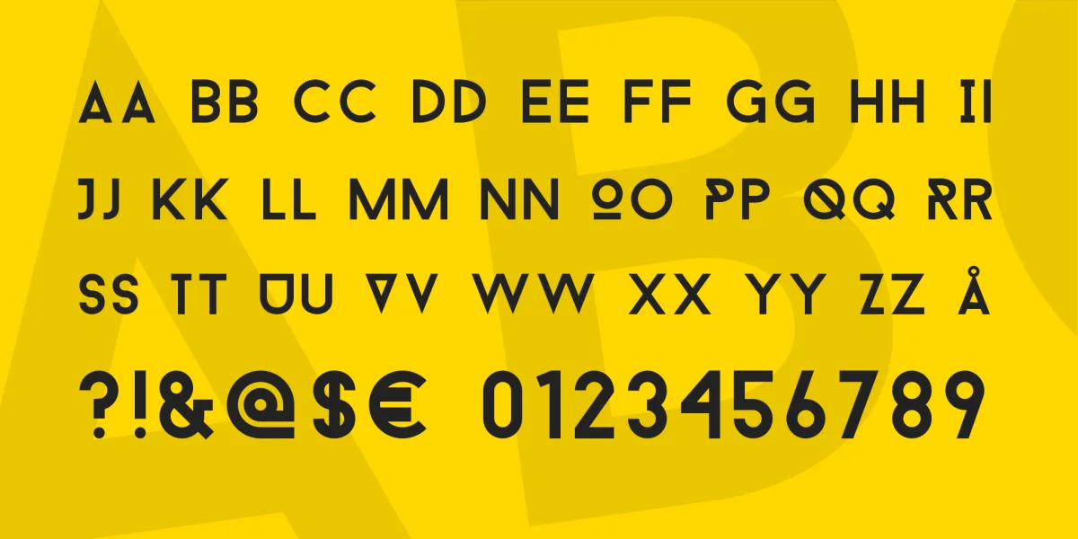 Baron Neue Font Family preview 3