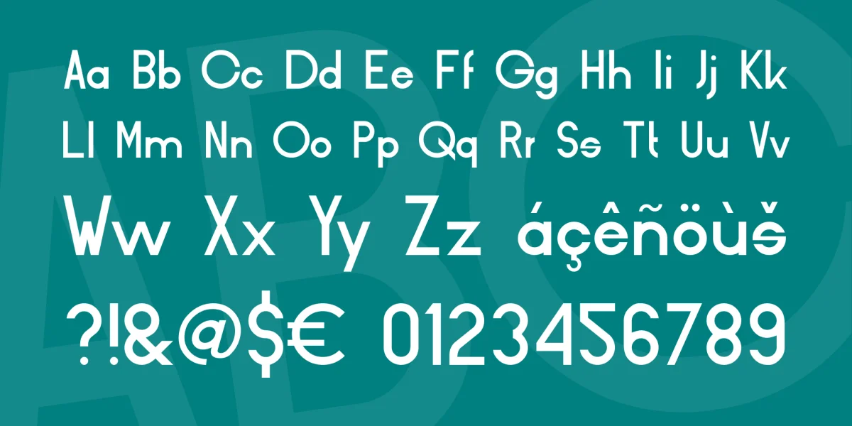 BarQ Font Family preview 4