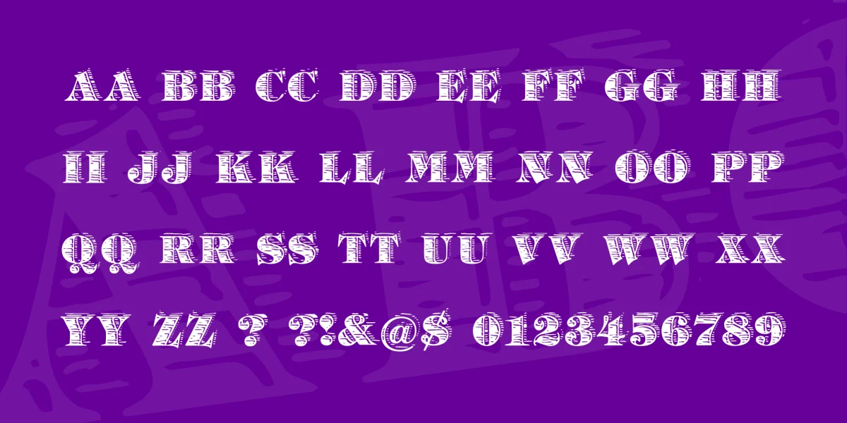 Barrelhouse All Caps Font preview 3