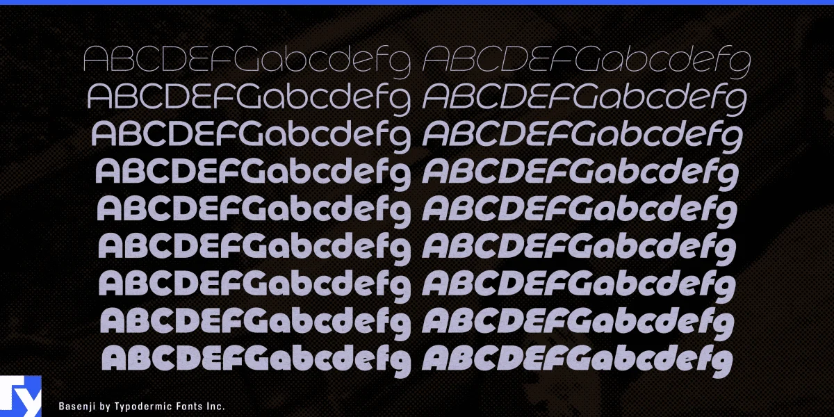 Basenji Font Family preview 4
