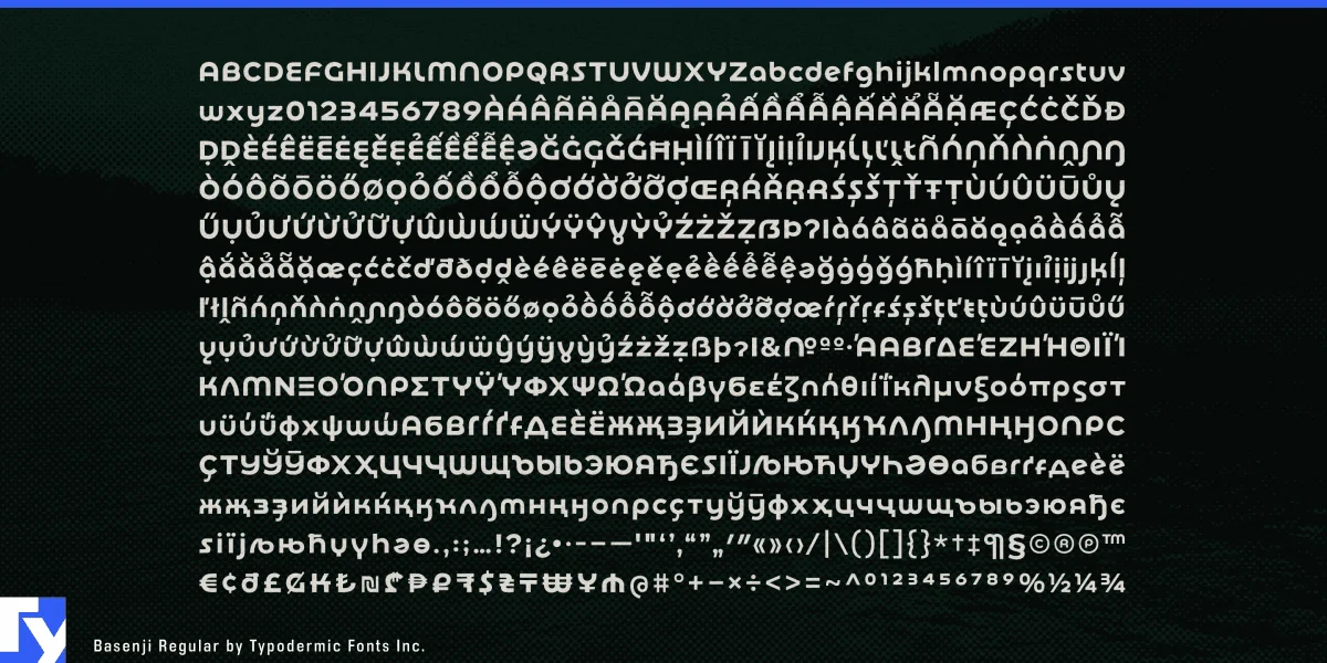 Basenji Font Family preview 7
