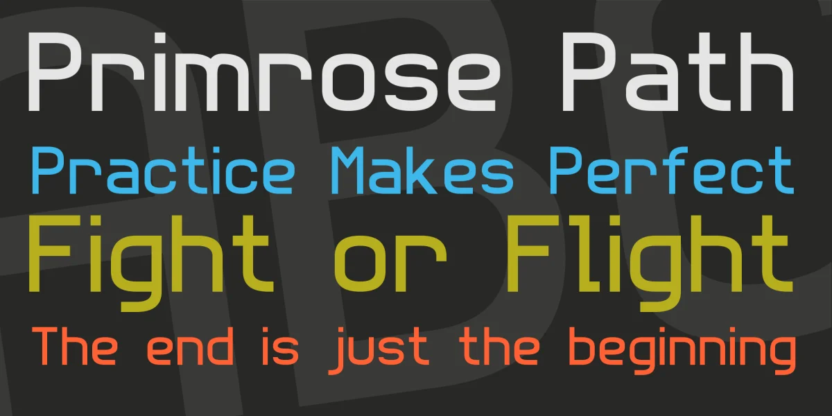 Basic Sans Serif 7 Font preview 2