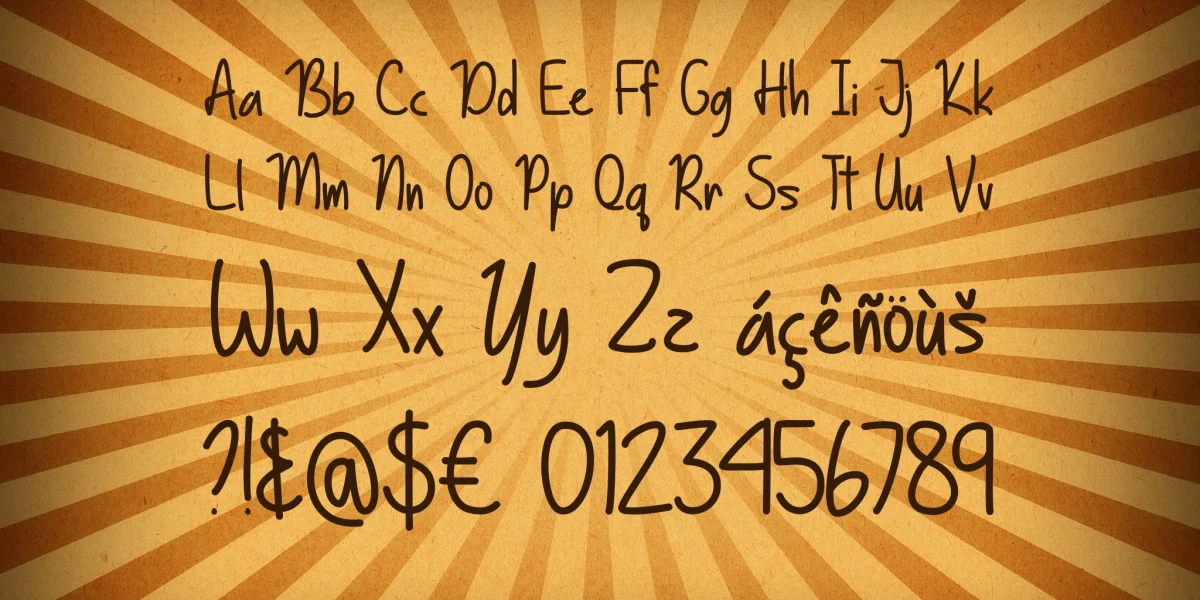 Basically Yes Font preview 3