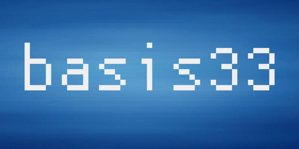 basis33 Font preview 2